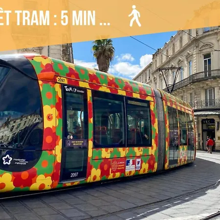 Youmi - Calme Avec Jacuzzi Et Clim A 5min De La Comedie, Tram A 200m *