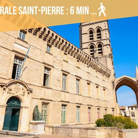 Youmi - Calme Avec Jacuzzi Et Clim A 5min De La Comedie, Tram A 200m Appartement